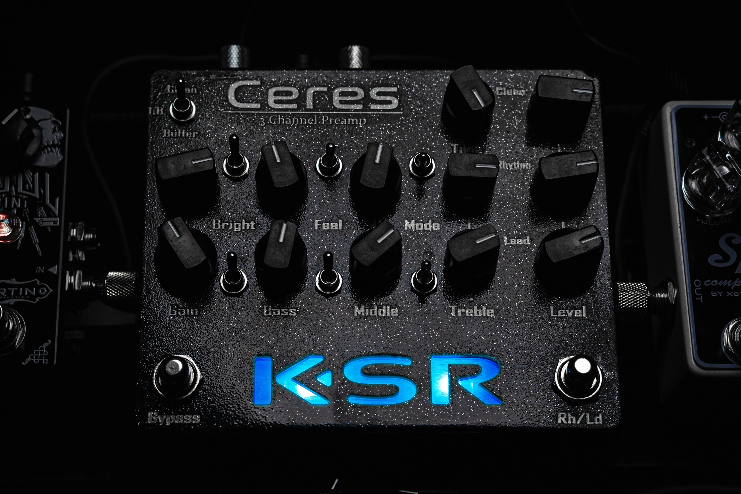 ceres 3ch preamp pedal ksr amplification